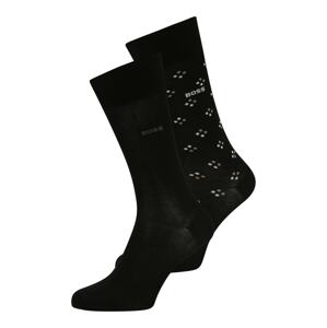 BOSS Black Ponožky '2P RS Minipattern MC'  světle hnědá / černá / bílá