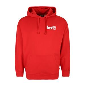 Levi's® Big & Tall Mikina červená / bílá