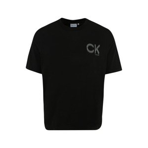Calvin Klein Big & Tall Tričko šedá / černá