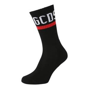 GCDS Ponožky  červená / černá / bílá