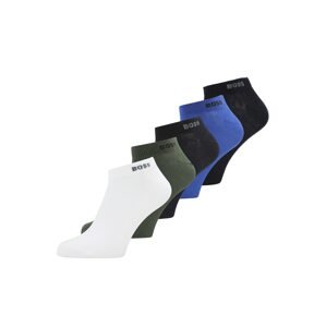BOSS Black Ponožky  modrá / tmavě zelená / černá / bílá