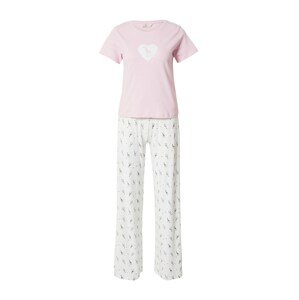 Boux Avenue Pyžamo růžová / černá / bílá