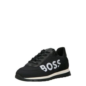 BOSS Kidswear Tenisky černá / bílá