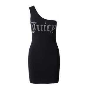Juicy Couture White Label Šaty 'ALMA'  černá / stříbrná