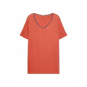 Esprit Curves Tričko námořnická modř / oranžová / bílá