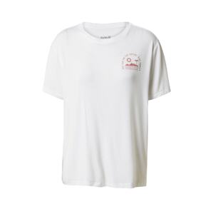 Hurley Funkční tričko 'BRIGHT SIDE' rezavě hnědá / černá / přírodní bílá