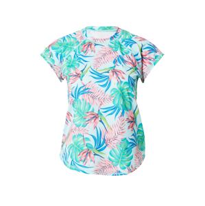 Hurley Funkční tričko 'JAVA' modrá / světlemodrá / nefritová / světle růžová