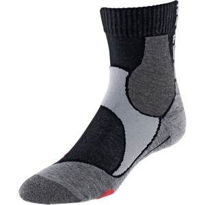 FALKE Sportovní ponožky  antracitová / světle šedá / tmavě šedá / šedý melír / jasně červená