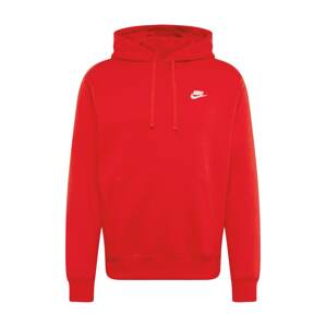 Nike Sportswear Mikina  červená / bílá