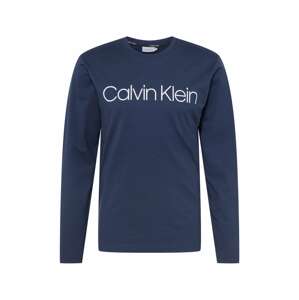 Calvin Klein Tričko marine modrá / bílá