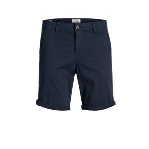 Jack & Jones Plus Chino kalhoty  námořnická modř / bílá