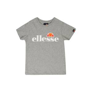 ELLESSE Tričko 'Malia' šedý melír / oranžová / červená / bílá