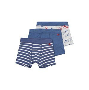 SANETTA Spodní prádlo marine modrá / šedý melír / fialkově modrá / červená / bílá