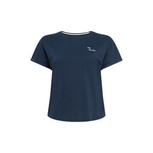 Tom Tailor Women + Tričko  námořnická modř / bílá