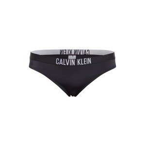 Calvin Klein Swimwear Spodní díl plavek černá / bílá