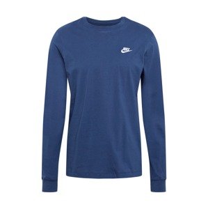 Nike Sportswear Tričko  tmavě modrá / bílá