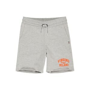 VINGINO Kalhoty šedý melír / oranžová