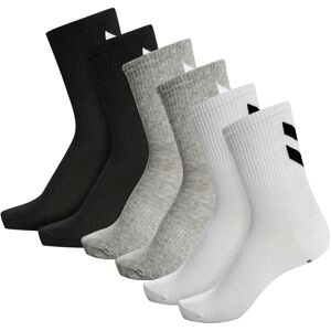 Hummel Sportovní ponožky 'CHEVRON'  šedý melír / černá / bílá
