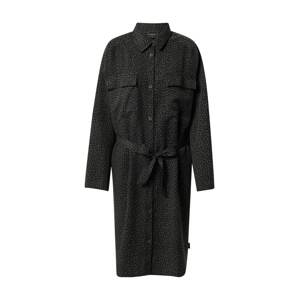 Iriedaily Košilové šaty 'Civic' antracitová / černá