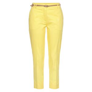 VIVANCE Chino kalhoty žlutá