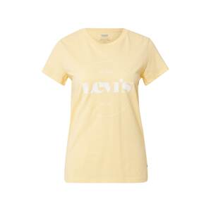 LEVI'S Tričko světle žlutá / bílá
