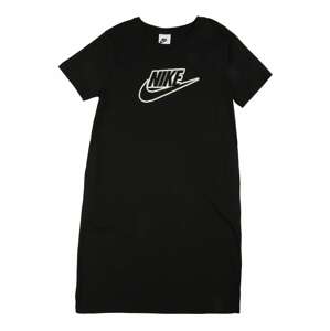 Nike Sportswear Šaty 'Futura'  černá / bílá