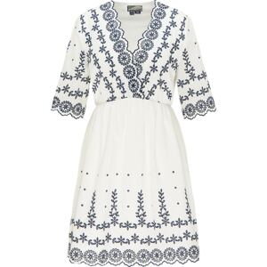 DreiMaster Vintage Letní šaty námořnická modř / bílá
