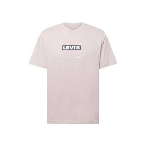 LEVI'S Tričko  šedý melír / pastelová fialová