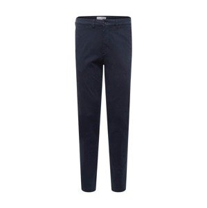 SELECTED HOMME Chino kalhoty 'Miles'  tmavě modrá / bílá