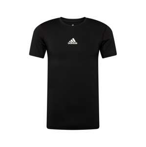 ADIDAS PERFORMANCE Funkční tričko  černá / bílá