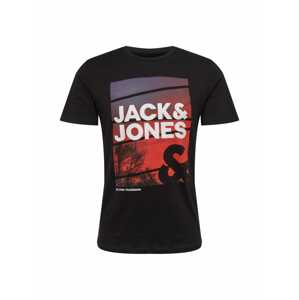 JACK & JONES Tričko  mix barev / černá