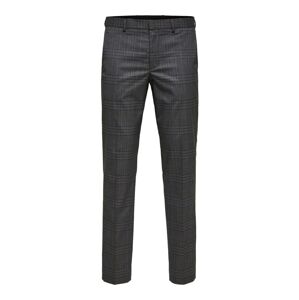 SELECTED HOMME Kalhoty se sklady v pase  tmavě modrá / šedý melír / oranžová / černá