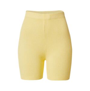 NU-IN Kalhoty pastelově žlutá
