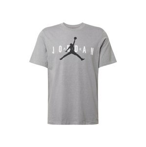 Jordan Tričko 'Jordan Air Wordmark'  šedý melír / černá / bílá