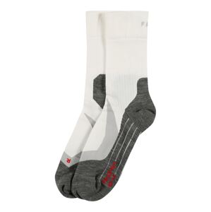 FALKE Sportovní ponožky  šedý melír / červená / bílá