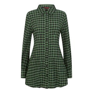 Aligne Košilové šaty 'Eberta'  zelená / černá