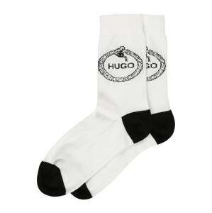 HUGO Ponožky 'UROBOROS'  černá / bílá
