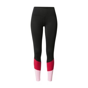 Hey Honey Sportovní kalhoty pitaya / pastelově růžová / černá