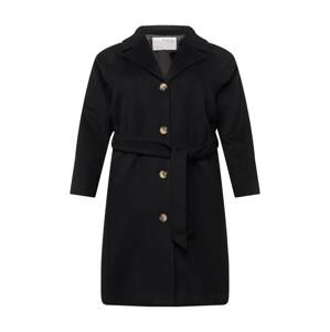 Selected Femme Curve Přechodný kabát  černá