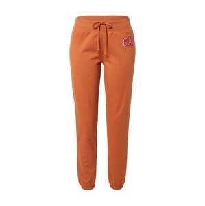 GAP Kalhoty tmavě oranžová / růžová