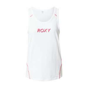 ROXY Sportovní top 'KEEPS ME GOING'  pink / růžová / bílá