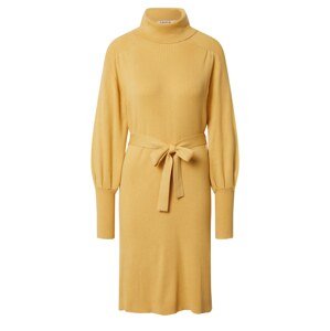 EDITED Úpletové šaty 'Malene' žlutá
