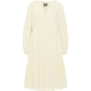 DreiMaster Vintage Šaty barva bílé vlny