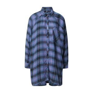BDG Urban Outfitters Košilové šaty 'ASHLEY'  námořnická modř / chladná modrá / světlemodrá