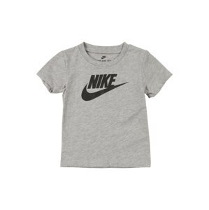Nike Sportswear Tričko 'FUTURA'  šedý melír / černá