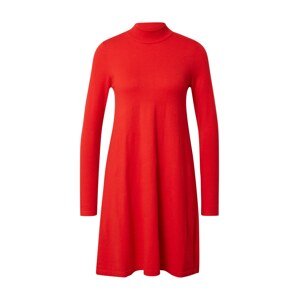 VERO MODA Úpletové šaty 'Happiness'  svítivě červená