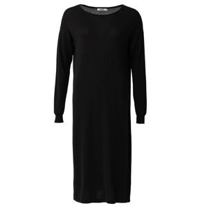 Indiska Úpletové šaty 'Yasmine 212'  černá