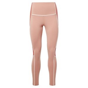 Reebok Sport Sportovní kalhoty růžová / červená / bílá