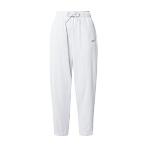 Nike Sportswear Kalhoty šedá / bílá