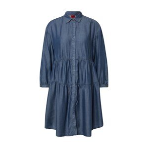 HUGO Košilové šaty 'Egy' tmavě modrá